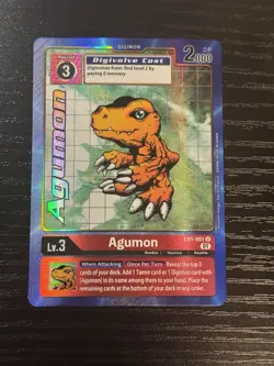 Agumon (Alternate Art) EX1-001 Classic - Digimon Card Game - Image 1
