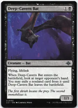 Deep-Cavern Bat Normal U The Lost Caverns of Ixalan 102 NM - Image 1