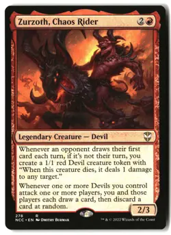 MTG Zurzoth, Chaos Rider [NCC - 278] LP 4-40 - Image 1