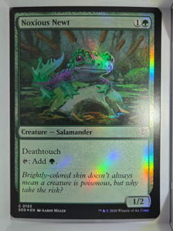 Noxious Newt (FOIL) - C155 - MTG - Secrets of Strixhaven (SOS) - Image 1