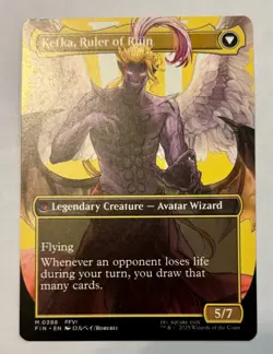 Magic The Gathering: Kefka, Court Mage/Kefka, Ruler of Ruin M 398 Borderless ECL - Image 2