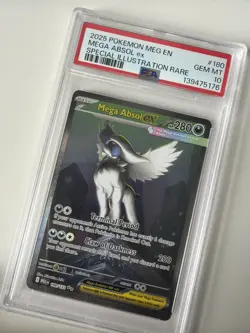 Mega Absol EX PSA 10 - 180/132 - SIR - Mega Evolution - Pokemon - Image 1