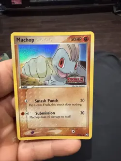 Pokemon - Machop 53/108 Common Reverse Holo Ex Power Keepers - Image 1