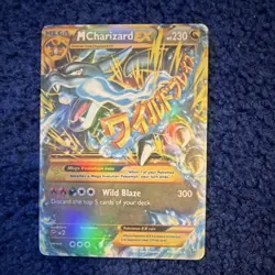 M Charizard EX 108/106 2014 Mega EX Full Art Holo Ultra Rare guarantee authentic - Image 1