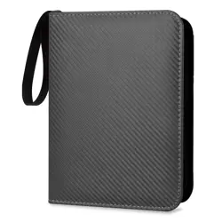 Binder for Cards with Sleeves, Card Binder Holder Book Compatible,Trading Car... - Image 1