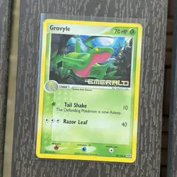 Pokemon TCG Grovyle Emerald 28/106 Reverse Holo Uncommon 70HP - Image 1