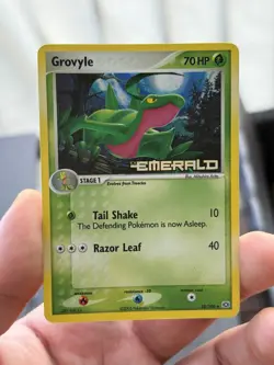 Pokemon TCG Grovyle Emerald 28/106 Reverse Holo Uncommon 70HP - Image 2