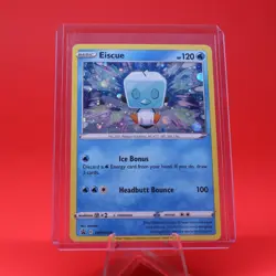 2021 Pokemon TCG SWSH Black Star Promo SWSH128 Eiscue Cosmos Holo - Image 1
