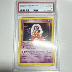 Pokemon Jynx Uncommon Base Set EN 031/102 70 HP Basic PSA 10 Pokemon TCG - Image 1