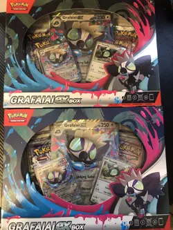 2 Pokemon TCG Grafaiai EX box new sealed - Image 1