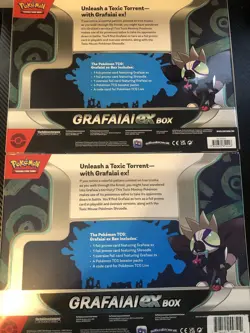 2 Pokemon TCG Grafaiai EX box new sealed - Image 2