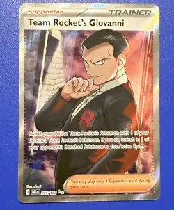 2025 Pokemon TCG Scarlet & Violet Destined Rivals 225/182 Team Rocket's Giovanni - Image 1