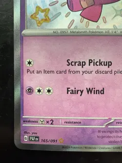 Pokemon Tinkatink 165/091 Shiny Rare Paldean Fates (NM) - Image 4