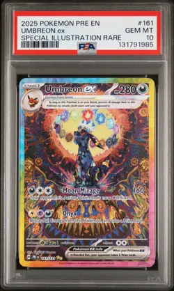 Pokemon PSA 10 Umbreon ex 161/131 Prismatic Evolutions SIR - Image 1