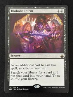 1x MTG Diabolic Intent - Battlebond (BBD) #141 - Magic the Gathering - Image 1