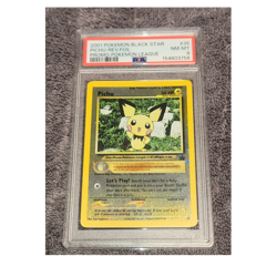 Pokemon Pichu TCG Card 35/53 Wotc Promo Reverse Holo PSA 8, Vintage 2001 - Image 1