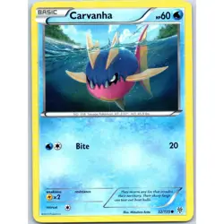 Carvanha 2012 32/135 Common Regular Pokemon Trading Card - Image 1
