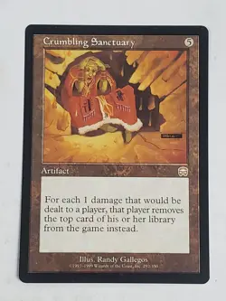 MTG Crumbling Sanctuary (Mercadian Masques/Artifact/R) - BGM - Image 1