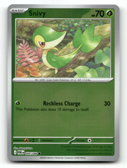 Snivy 004/088 Reverse Holo - Perfect Order - Pokemon Card NM/M - Image 1