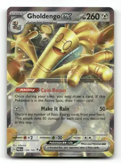 Gholdengo ex 139/182 - Paradox Rift - Pokemon Card NM/M - Image 1