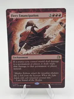 Fiery Emancipation Wilds of Eldraine: Enchanting Tales Regular - Image 1