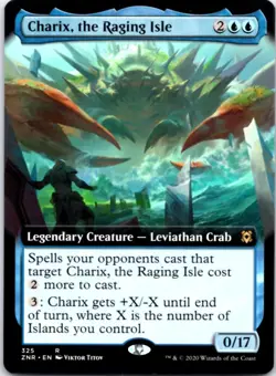 Charix, the Raging Isle (Extended Art) Zendikar Rising, 325 NM - Image 1
