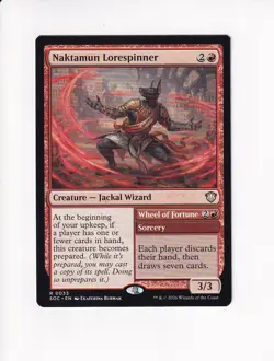 MAGIC THE GATHERING COMMANDER: SECRETS OF STRIXHAVEN NAKTAMUN LORESPINNER - Image 1