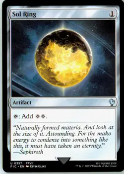 Sol Ring (0357) 357 Uncommon Commander: FINAL FANTASY Near Mint - Image 2