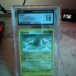 2003 Pokemon Anorith Sandstorm ex CGC 10 - Image 1