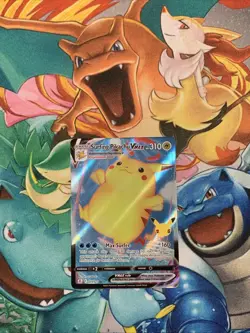 Surfing Pikachu VMAX 009/025 Pokemon Celebrations Full Art Ultra Rare NM Card - Image 1
