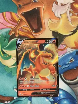 Charizard V 017/172 Holo V Rare Brilliant Stars Pokemon Near Mint - Image 1