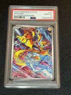 PSA 10 ZERAORA #151 POKEMON SCR ENGLISH STELLAR CROWN ILLUSTRATION RARE Gem Mint - Image 2