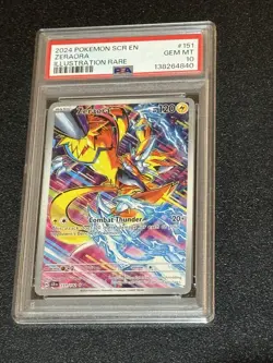 PSA 10 ZERAORA #151 POKEMON SCR ENGLISH STELLAR CROWN ILLUSTRATION RARE Gem Mint - Image 3