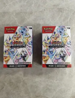Pokemon TCG Prismatic Evolutions Booster Bundle Lot of 2 Factory Sealed - Image 1