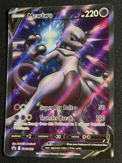 Pokemon TCG Mewtwo V SWSH229 Sword & Shield Promo Holo - Image 2