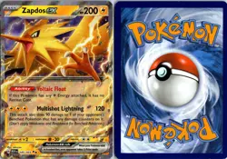 Zapdos ex 145/165 Double Rare 151 Pokemon Near Mint - Image 3