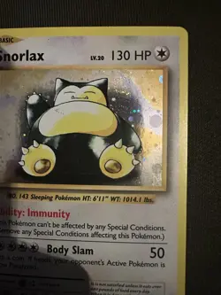 Pokemon TCG Snorlax XY179 Promo Holo Basic 130HP *with swirl* - Image 2