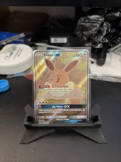 Pokemon TCG Eevee GX SM233 LP Full Art Black Star Promo Sun & Moon - Image 1