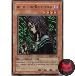 Yugioh Witch of the Black Forest DB2-EN066 Rare LP - Image 1