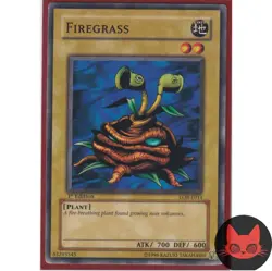 Yugioh Firegrass LOB-E014 Common 1st Edition NM - Image 1