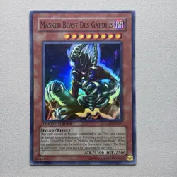 Yugioh Masked Beast Des Gardius TAEV-ENSE1 Limited Super Rare - Image 1