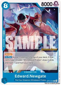 Edward.Newgate [OP14 RE - OP14-044] - NM TCG One Piece - Image 1
