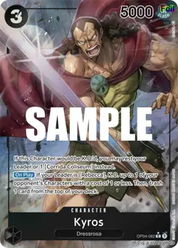 Kyros (Alternate Art) [OP04 - OP04-082] - NM [Foil] TCG One Piece - Image 1