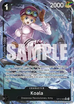 Koala (Alternate Art) [OP12 - OP12-086] - NM [Foil] TCG One Piece - Image 1