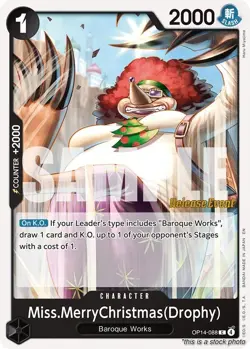 Miss.MerryChristmas(Drophy) [OP14 RE - OP14-088] - NM TCG One Piece - Image 1