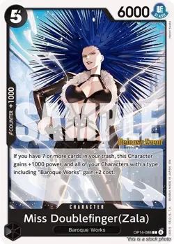 Miss Doublefinger(Zala) [OP14 RE - OP14-086] - NM TCG One Piece - Image 1