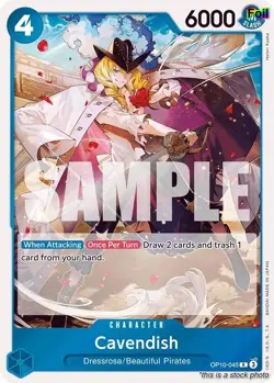 Cavendish [OP10 - OP10-045] - LP [Foil] TCG One Piece - Image 1