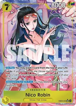 Nico Robin (Alternate Art) [EB-03 - EB03-055] - NM [Foil] TCG One Piece - Image 1