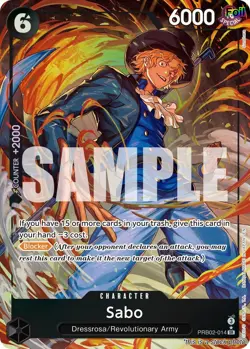 Sabo - PRB02-014 (Alternate Art) [PRB-02 - PRB02-014] - NM [Foil] TCG One Piece - Image 1