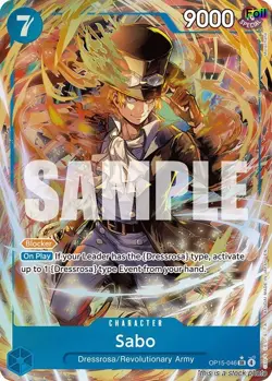Sabo (Alternate Art) [OP15-EB04 - OP15-046] - NM [Foil] TCG One Piece - Image 1